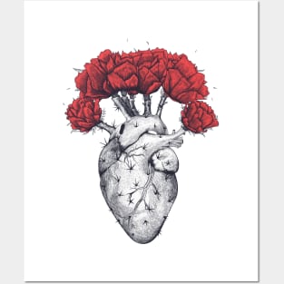 Cactus heart Posters and Art